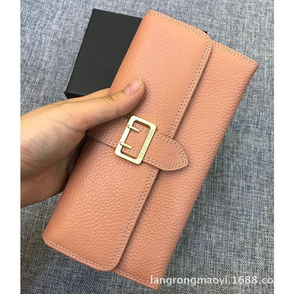 

elegant2019 личи зерна длинный фонд кошелек мэм натуральная кожа ручной пакет