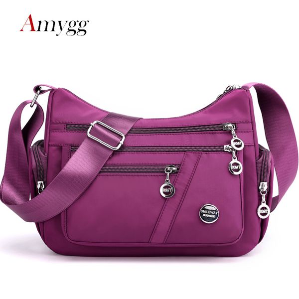 

nylon multi-pocket women messenger bags large ladies waterproof shoulder bags crossbody for women