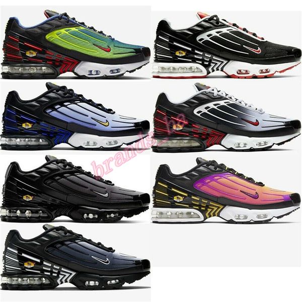 

men women mercurial tn plus iii 3 tn triple black white designer shoes plus outdoor mens maxes trainers sport sneakers 36-45