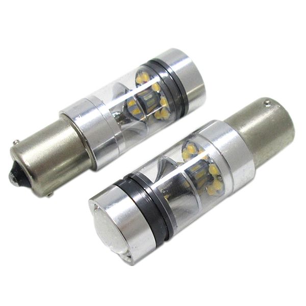 

1шт 1156 ba15s p21w 100 вт led-verlichting светодиодная лампа резервного копирования свет автомобиля reverse лампочки