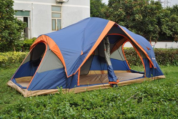 

authentic outdoor tent automatic quick opening 5-8 persons double camping and leisure activities