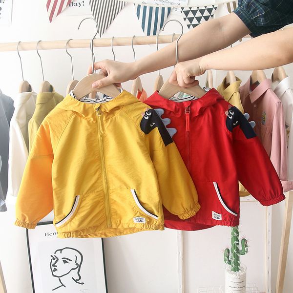 

toddler kids baby girls boys cartoon spring hooded coat jacket autumn children coat kids jacket boys outerwear, Blue;gray