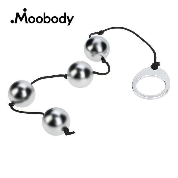 4 Bead Metal Kegel Ball Vagina Excerciser Figa Muscle Tightening Trainer Love Ball Giocattolo del sesso per le donne Ben Wa Ball Butt Plug anale Y191028