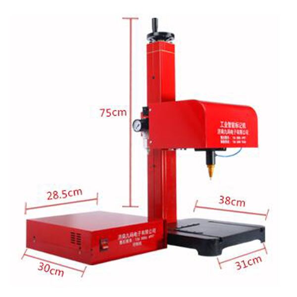 

portable dot peen marking machine electric marking machine truck 170x110mm support windows xp/ win 7 jmq-170