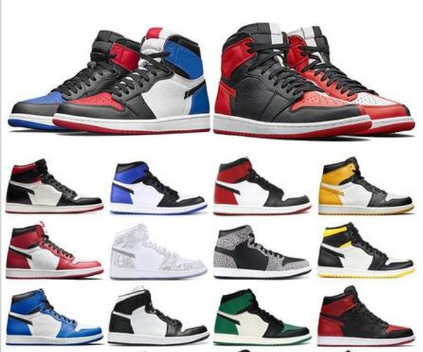 

new 1 high og bred toe chicago banned fearless royal basketball shoes men 1s 3 shattered backboard shadow obsidian sneakers with box