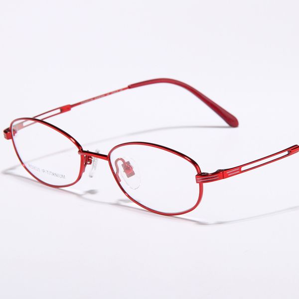 

очки кадров женщины полный близорукость очки предписание optical titanium 020, Black