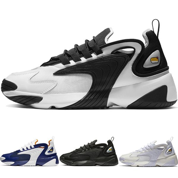 

zoom 2k men lifestyle running shoes white black blue zm 2000 90s style trainer outdoor sneakers m2k comfortable sports sneakers