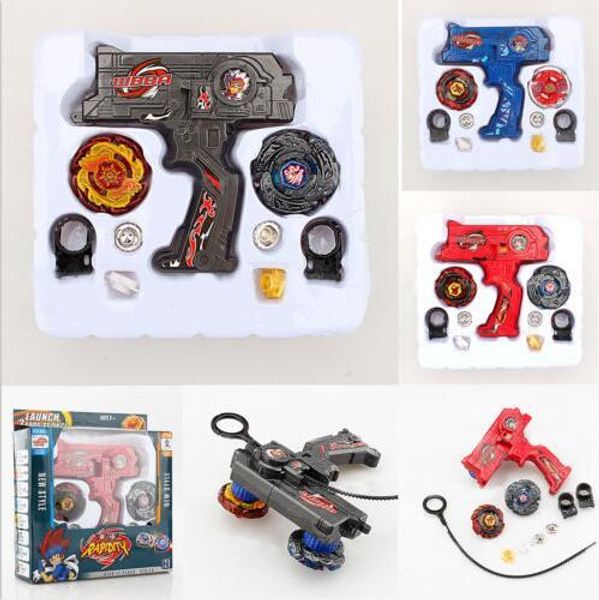 

Fusion Top Metal Master Rapidity Fight Rare Beyblade 4D Launcher Grip Toy Sets 2018