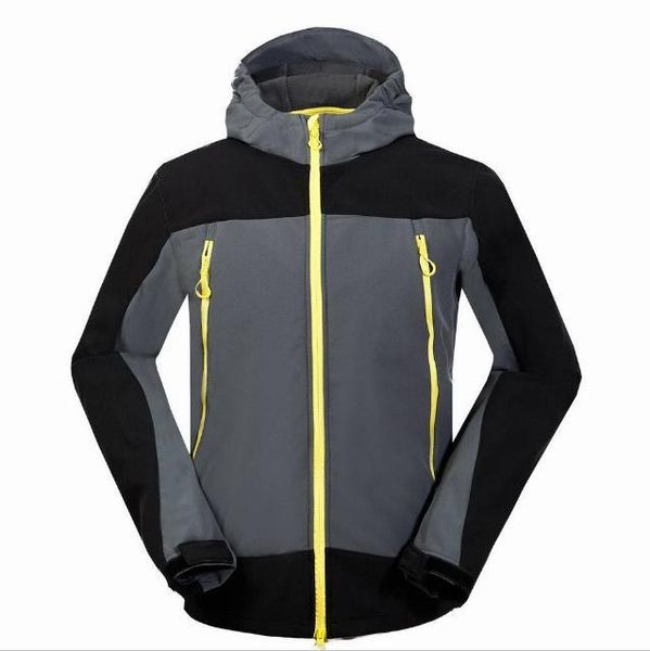 

sell the north men softshell jackets hoodies waterproof windproof outdoors sports face coat luxury designer fleece softshell jacket s-xxl, Black;brown
