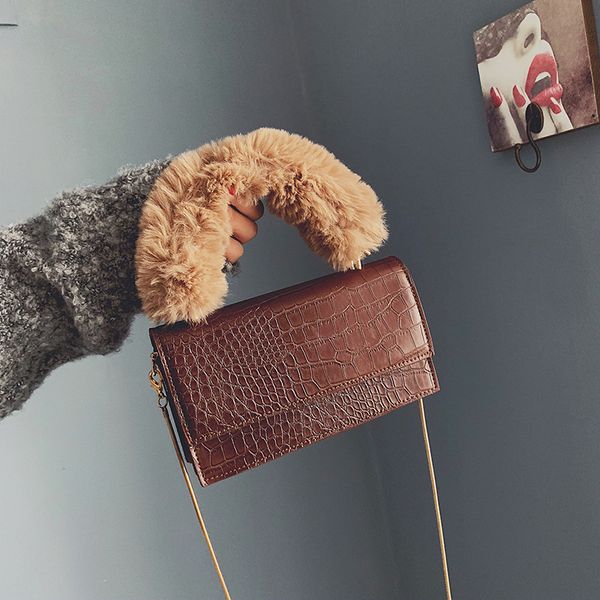 

small square bag female 2019ins portable slung bag