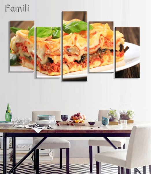 

5 Piece Modern Still Life Wall Art Painting Three kinds of juice Print On Canvas The Picture Food 4 Pictures Oil Prints For Home Decor