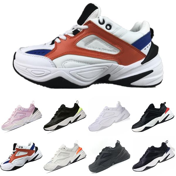 

fashion air monarch the m2k tekno dad sports running shoes off women mens designer zapatillas white sports trainers sneakers, Black