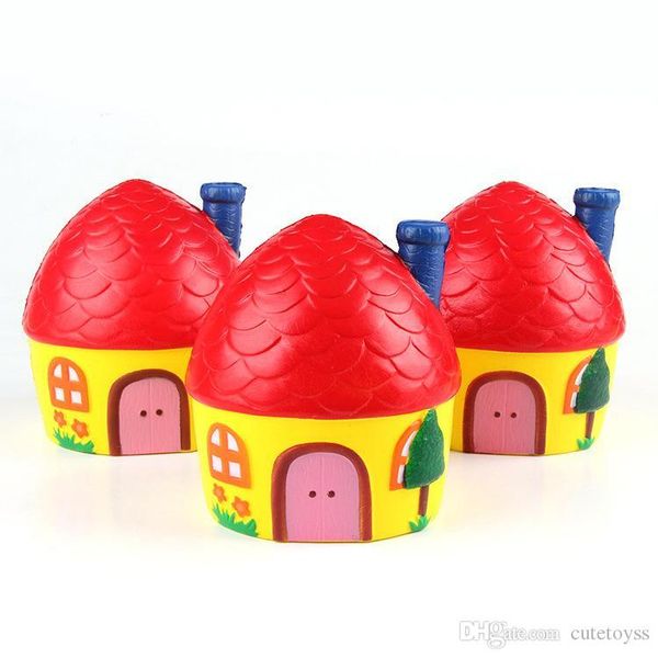 

12cm squishy cartoon house squishies toys kawaii animal slow rising jumbo squeeze phone charms stress reliever kids gift t508