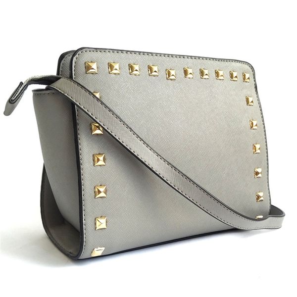 

2020 brand designer rivet clutch handbag shoulder bags messenger schoolbag#204