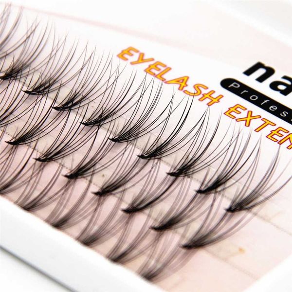 NAVINA New Arrival Luxury Eyelashes 6d Natrual mink hair silk lashes eyelash extensions fake lashes 0.07 thickness