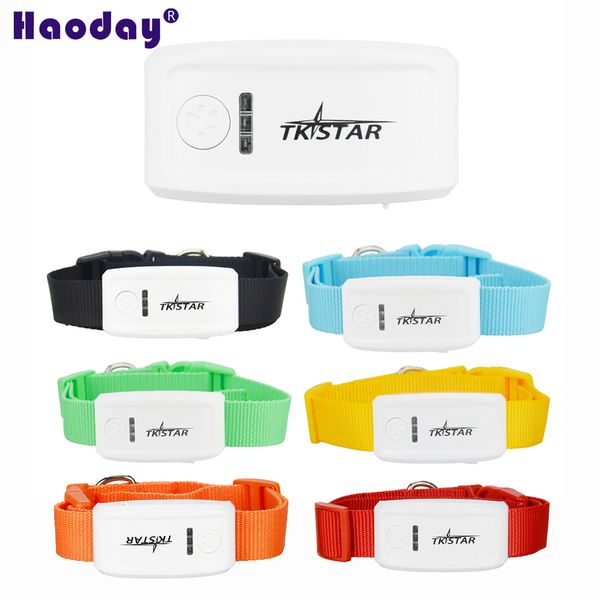 

realtime tracking tk909(no box) pet gps tracker global mini gps gprs gsm cat dog tracker with collar 6 color to choose
