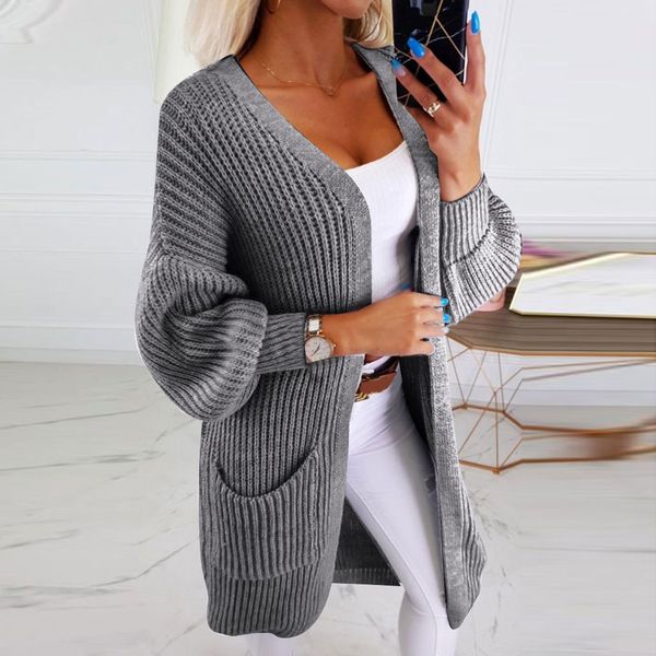 

open front knit warm coat women hunting jacket coat packable outdoor hiking jacket long lantern sleeve rainwear s20