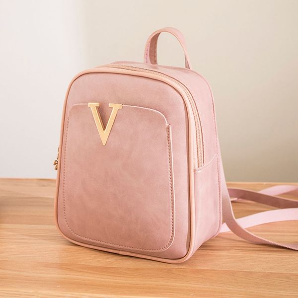 

female backpack school bag for teenage shoulders small backpack letter purse mobile phone sac a dos fille college #g2