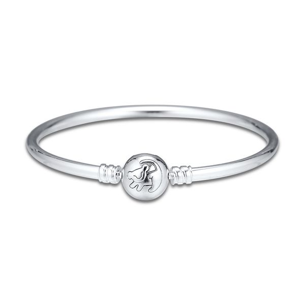 

the lion king bangle bracelet fits beads sterling silver jewelry for woman fashion make up fashion european bracelet, Golden;silver