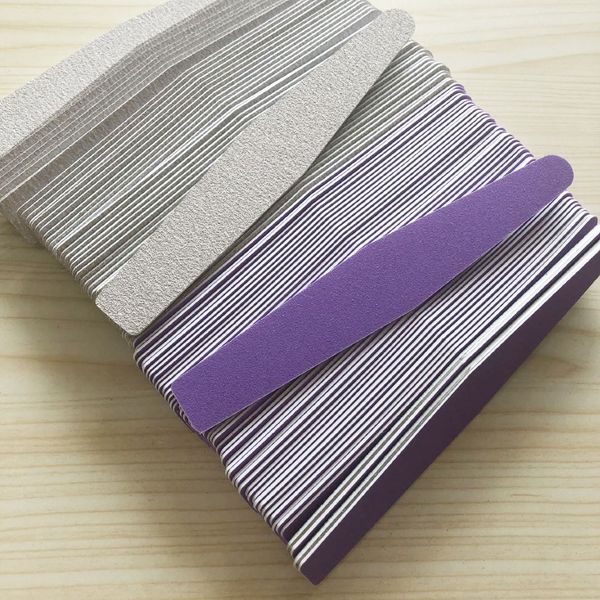 

2 pcs metal base with 100 pcs removalble pads durable nail file replacement sandpaper pads diamond shape nail file