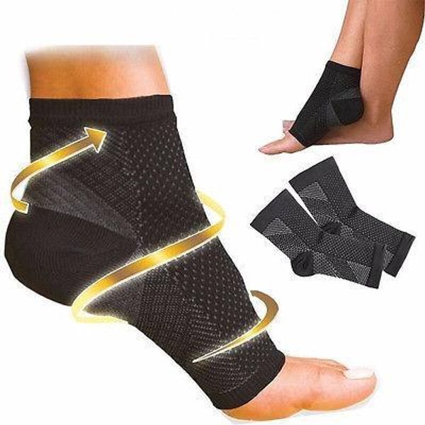 

new foot angel compression 1~4 sleeve plantar fasciitis anti fatigue (s m l xl) ing, Black