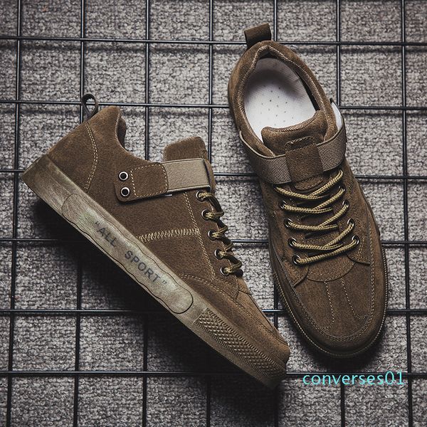 

fashion ulzzang plimsolls fall pu skate sneakers 50% men flat rope soled shoes solid color footwear spring rugged casual board shoes co01, Black