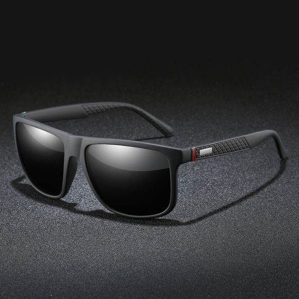 

classic polarized sunglasses men glasses driving coating black square frame fishing driving eyewear male sun glasses oculos z087, White;black