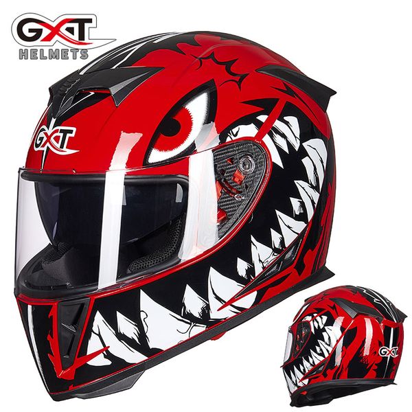 

gxt new genuine анфас каски зимний теплый двойной козырек гоночный мотоцикл шлем casco modular мото шлем мотоцикл capacete