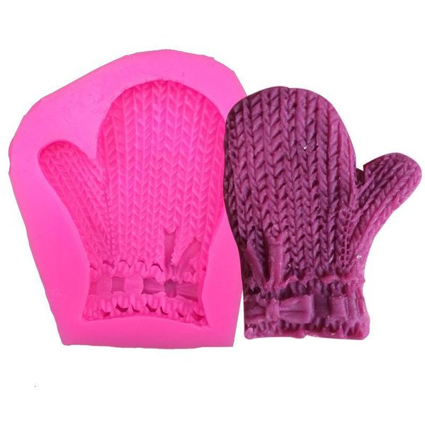 

knitted glove silicone cake mold styling cake decorating tools fondant chocolate pudding mould pastry baking tool