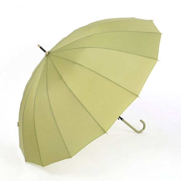 

свежие 16 ребра прямой зонтик multicolor 5 цветов длинные ручки реклама umbrella solid color творческий ретро зонт r526