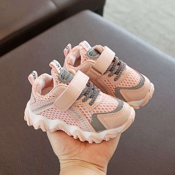

girls 'and boys' sneakers spring new 2020 children's mesh wave shoes toddler shoes