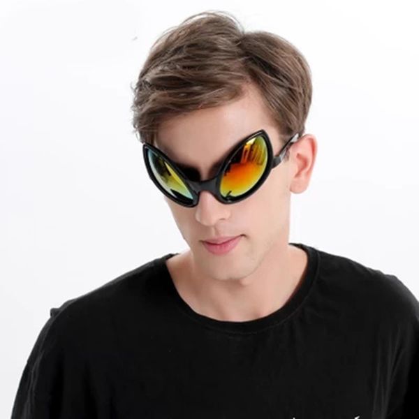

alien material party sunglasses pvc fun halloween fun cosplay mask decorated for birthday halloween party supplies klfdk