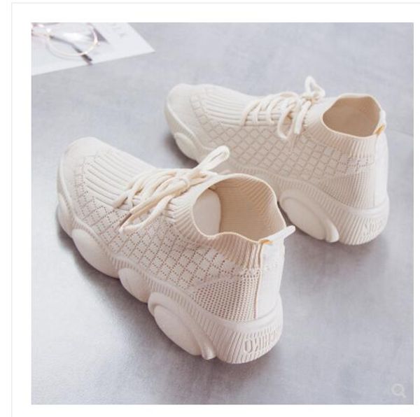 

2020 new designer sock shoes triple black white women fashion sneakers fashion womens trainer runner platform shoe 35-40