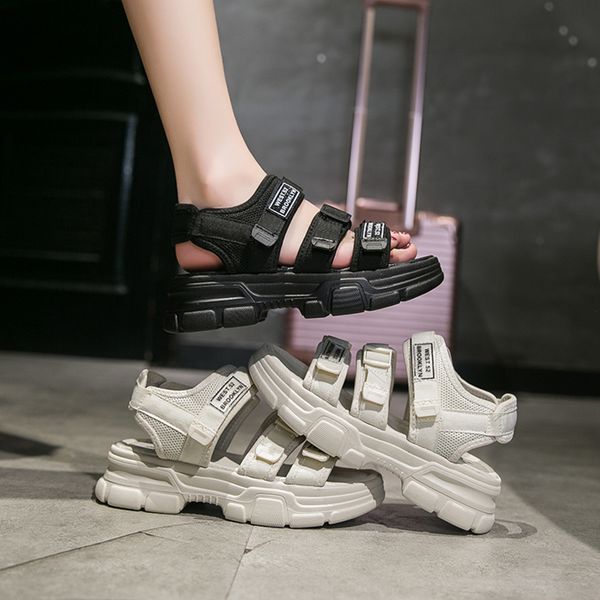 

beige heeled sandals 2020 summer clear heels sale of women's shoes wedge med open toe espadrilles platform black ladies