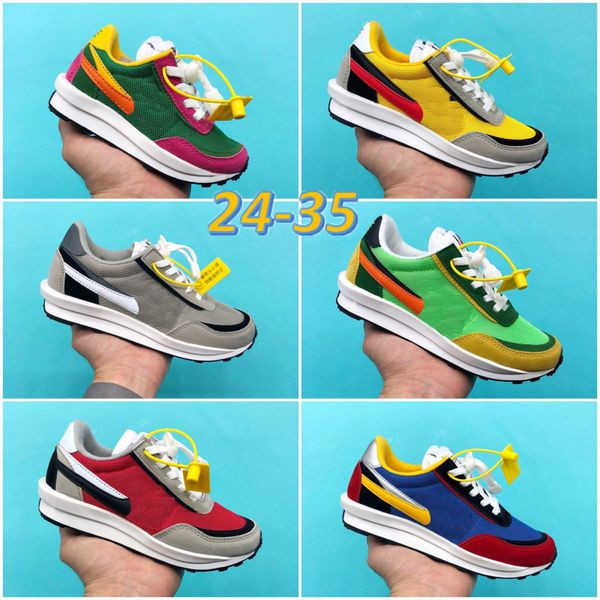 kids waffle running shoes