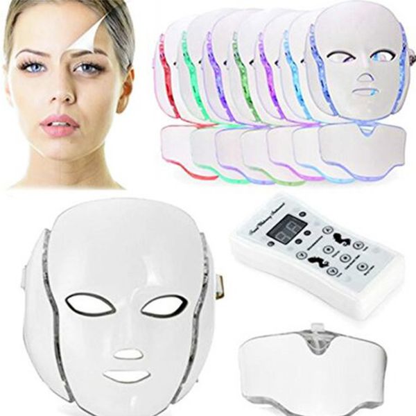 Maschere fotodinamiche a LED coreane 7 colori luci a LED fotodinamica maschera facciale casa usa attrezzatura di bellezza antidia skin ringiovanimento CE