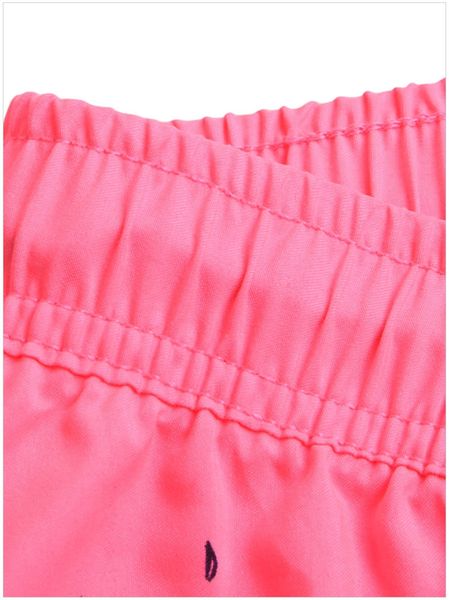 

vintage women beachwear holiday seaside unique pink floret print beach surf boxer shorts quick dry brazilian boardshort sports men's sw