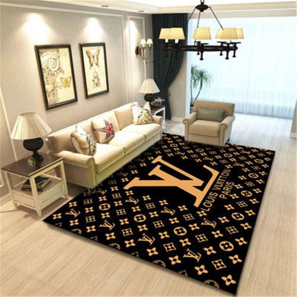 

design luxury brand carpet letter pattern home furnishing bedroom carpet front door fashion non slip mat carpet