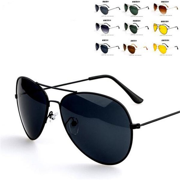 

2017 new summer women's men's classic silver mirrored lens brown gold black sunglasses fashion accessory ing, White;black