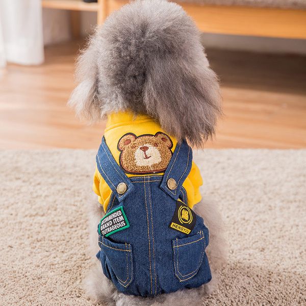 Roupas de grife 2 peças cães pequenos teddy ternos vermelhos quatro pernas pano venda quente acessórios para cães de estimação 2020 vestuário