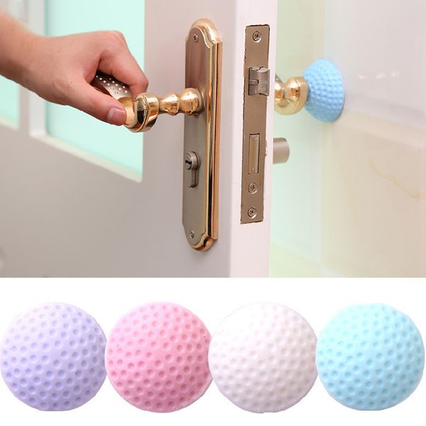 

3pcs wall thickening golf styling rubber fender mute door protection home wall sticker furniture protective pads