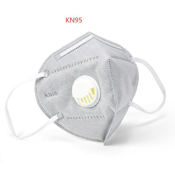 

DHL free Ready! Folding KN95 FFP2 Mask With Breathing Valve Anti-dust Respirator Wholesale KN95 1PCS/pack Fresh non-woven fabric Clean