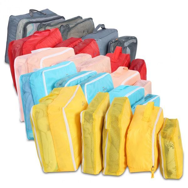 

5pcs travel luggage suitcase storage bag set for clothes tidy underwear home closet divider container organiser