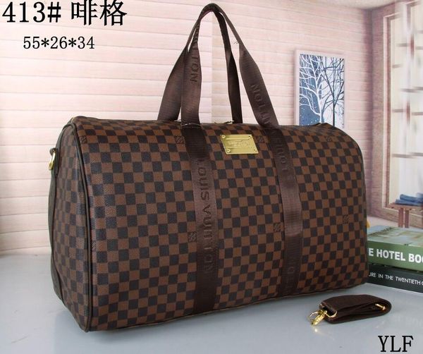 

New luxury brand keepall 55cm handbag de igner travel bag men duffle bag luggage handbag large capacity port bag 13 loui 13 vuitton 03