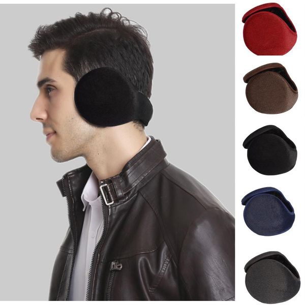 

men solid winter earmuffs wrap ear warmer cover wrap casual ear muffs earflaps orejeras new arrivals, Blue;gray