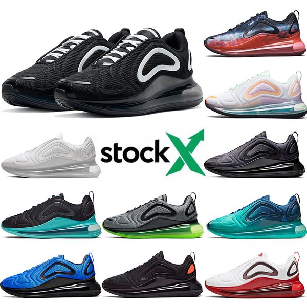 

stock x 2020 new 720 cushion running shoes women oreo total eclipse white platinum tintn sneakers jdi black orange men trainers 36-45
