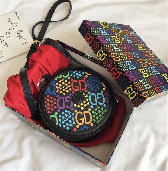 

дизайнерская наплечная сумка звезды маленькие круглые сумки крест тела наплечные сумки мода ph-cfy20041529