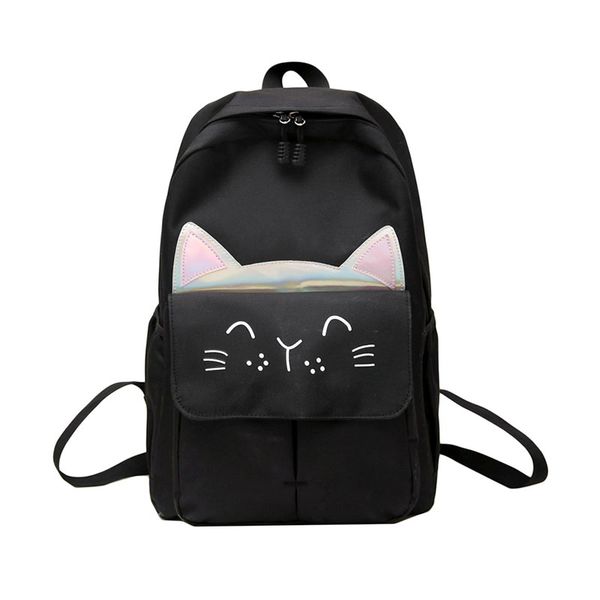 

подросток девочки ранцы женщины рюкзак школа cute cat творческий красочный мультфильм подросток bookbags большой студент schoolbag 2020