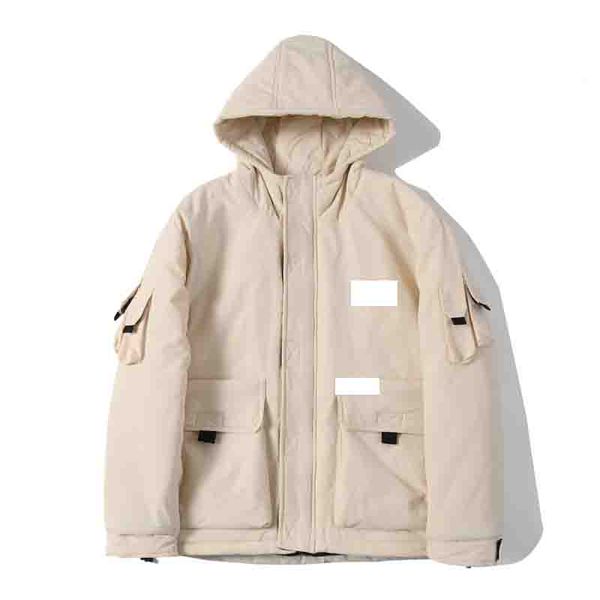 

хаммеры мужчин дизайнер пуховик бренд высокого прибытия mprint вниз куртка новых пара сплайсинга зимние куртки дикий промытый счетчик пухови, Black