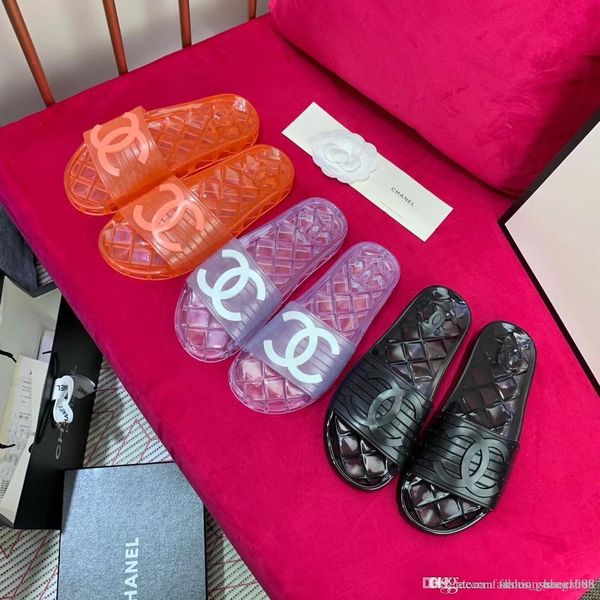 

Женщины Прозрачные Тапочки Черные 19p Глянцевые Прозрачные Мулы для Бассейна Горк